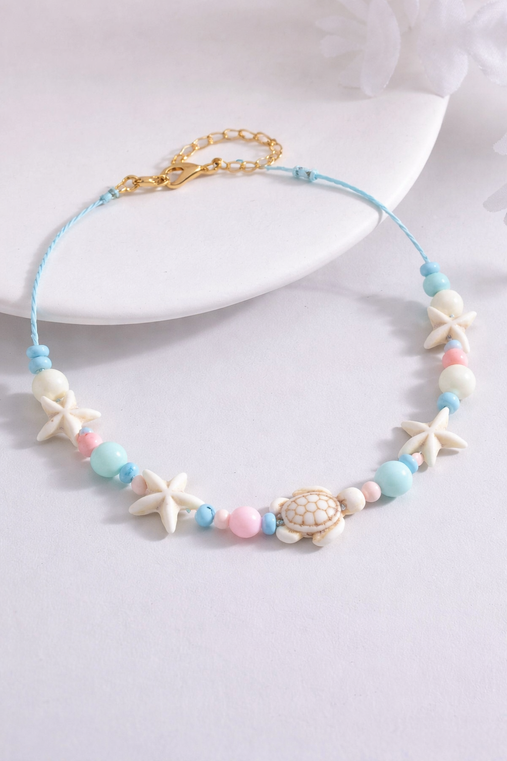 vòng cổ sao biển & rùa biển pastel