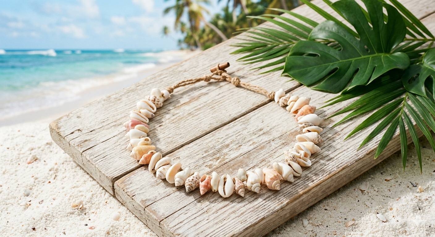 Vòng cổ vỏ sò tự nhiên