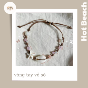 Vòng tay vỏ sò vintage đi biển Hot Beach Store